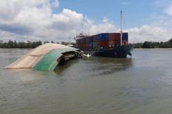 Hampir Dua Tahun Terbengkalai, Bangkai KM Lintas Armada Nusantara Masih Mengganggu Alur Pangkalbalam