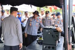Polda Aceh Simulasikan Sispamkota, Tegaskan Pelayanan Humanis Jelang May Day 2026