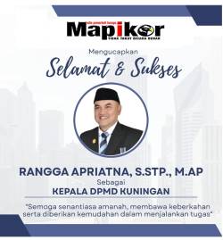 Mapikor Mengucapkan Selamat dan Sukses Kepada Rangga Apriatna, S.STP., M.AP Sebagai Kepala DPMD Kabupaten Kuningan 