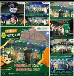 BUPATI BURU IKRAM UMASUGI MEMBUKA SECARA RESMI MTQ TINGKAT KECAMATAN YANG KE 16
