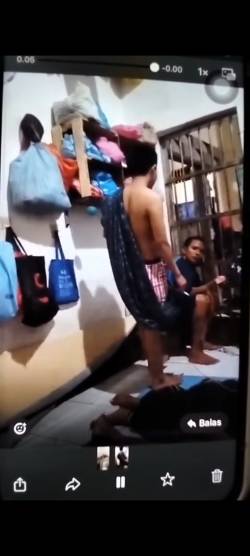 Video Napi Main HP Kembali Viral, Dugaan Permainan Oknum di Lapas Narkotika Pangkalpinang Menguat