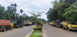 Tanjabtim, Hanya Untuk Mendapatkan Solar Bersubsidi Antrian Truk Mengular Berhari-hari