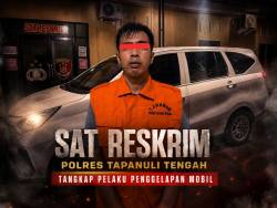 Satreskrim Polres Tapteng Amankan Pelaku Utama Penggelapan Mobil Sigra