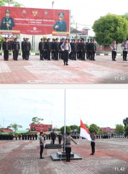 PERINGATI HARI LAHIR PANCASILA POLRES BURU TEGASKAN NILAI LUHUR SEBAGAI KUNCI PERSATUAN DAN PERDAMAIAN