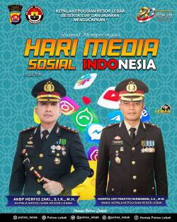 Kapolres Lebak Ajak Warga Sebarkan Konten Positif di Hari Media Sosial Indonesia 2026