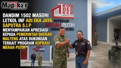 Dandim 1502 Masohi  Letkol Inf. Adi Eka Jaya Saputra, S.I.P. Menyampaikan Apresiasi Kepada Pemerintah Daerah Malteng Atas Dukungan terkait Program Pembangunan Koperasi Merah Putih