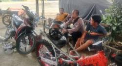 Wujudkan Lingkungan Kondusif Bhabinkamtibmas Polres Tanjabtim Gencar Sosialisasi Anti Geng Motor