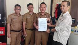 Perusak Tanah Pemda Di Talang Kawo Resmi Laporkan BPKAD ke Polres Merangin