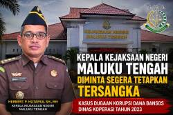 Kepala Kejaksaan Negeri Maluku Tengah dan Kejati Maluku Diminta Segera Tetapkan Tersangka Kasus Dugaan Korupsi Dana Bansos Dinas Koperasi Tahun 2023