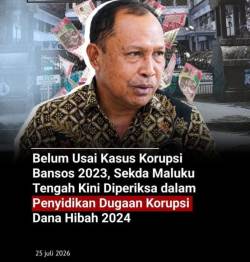 Mantan Penjabat Bupati Maluku Tengah DR. RAKIB SAHUBAWA, S.Pi.,M.Si Diperiksa  Ditreskrimsus Polda Maluku 