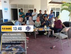 Bangun Sinergi Positif, Ketua dan Sekretaris DPD PJS Babel Hadiri Silaturahmi Bersama Kakanwil Ditjenpas Babel