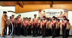 Tanjabtim Go Nasional: Bupati Dillah Hich Lepas Kontingen Pramuka Menuju Jamnas XII 2026