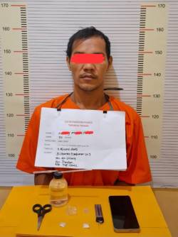 HMP Warga Aek Tolang Tapteng Terduga Pengedar Sabu Diringkus Polisi