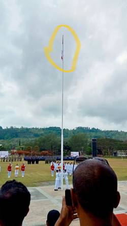 Dana Ratusan Juta Dipertanyakan, BENDERA MERAH PUTIH TAK BERKIBAR SEPANJANG UPACARA HUT RI ke-81 di Maluku Tengah