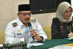 Wabup Tapteng Buka Pelatihan Penyegaran Pencegahan dan Penanganan Kekerasan Berbasis Gender Dalam Situasi Bencana