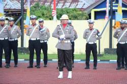 Polres Aceh Jaya Gelar Upacara Hari Juang Polri, Ipda Zandi Erika Jadi Danup