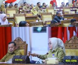 Suasana Paripurna DPRD Tanjabtim Berlangsung Setengah Memanas, Ketua Fraksi PAN Protes Keras OPD Bolos 