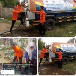 Warga RT 03 RW 14 Desa Kertawangi Sambut Gembira Bantuan Air Bersih dari BPBD Bandung Barat