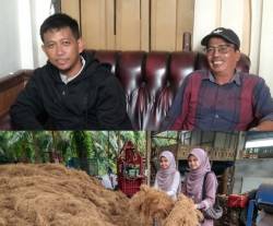 Selamatkan Ekologi Pantai Pesisir, Kades Teluk Kijing & Simpang Jelita: "Minta KADIN Sulap Sabut Kelapa Menuju Ekonomi Hijau"