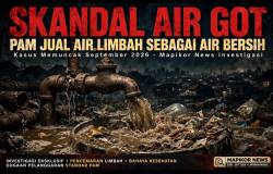 'SKANDAL AIR GOT.' PAM JUAL AIR LIMBAH SEBAGAI AIR BERSIH