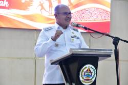 Hadiri Pelantikan Pengurus KONI Tapteng, Wakil Bupati : Kobarkan Semangat Menuju Prestasi Olahraga