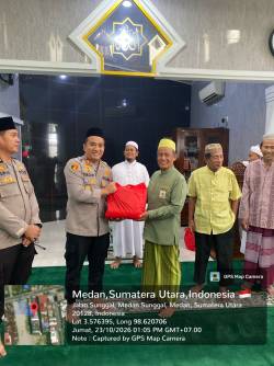 Kapolsek Sunggal Sholat Jumat Berjamaah Hingga Jumat Curhat, Bangun Dialog Langsung Dengan Masyarakat Sunggal