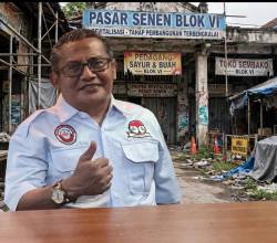 Disorot Arthur Noija: Booking Fee Pasar Senen Blok VI Cacat Hukum dan Berpotensi Tipikor