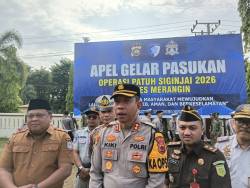 Hadiri Apel Gelar Pasukan Patuh Siginjai 2026, Sekda Zulhifni Ingatkan Taat Berlalulintas