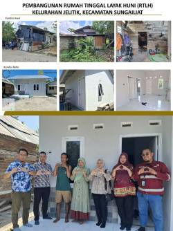 Masyarakat Jelitik Apresiasi PPM PT MSP, Bantuan RTLH Hadirkan Harapan Baru Bagi Warga