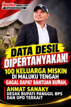 DATA DESIL DIPERTANYAKAN! 100 KELUARGA MISKIN DI MALUKU TENGAH GAGAL DAPAT BANTUAN RUMAH, AHMAT SANAKY DESAK BUPATI PANGGIL BPS DAN OPD TERKAIT