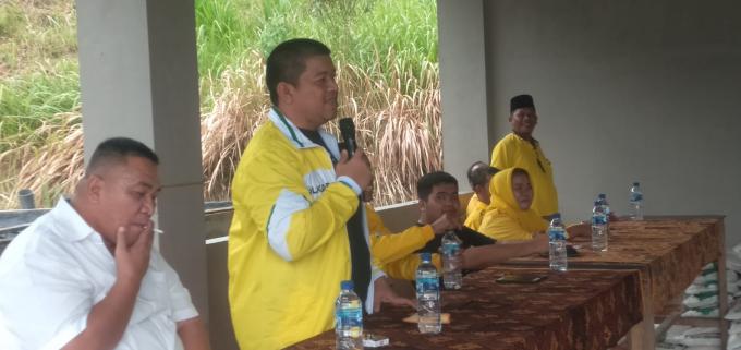 DPD Golkar Deliserdang Dapil 3 Berbagi Tali Asih Kepada Warga Penen Sibiru Biru