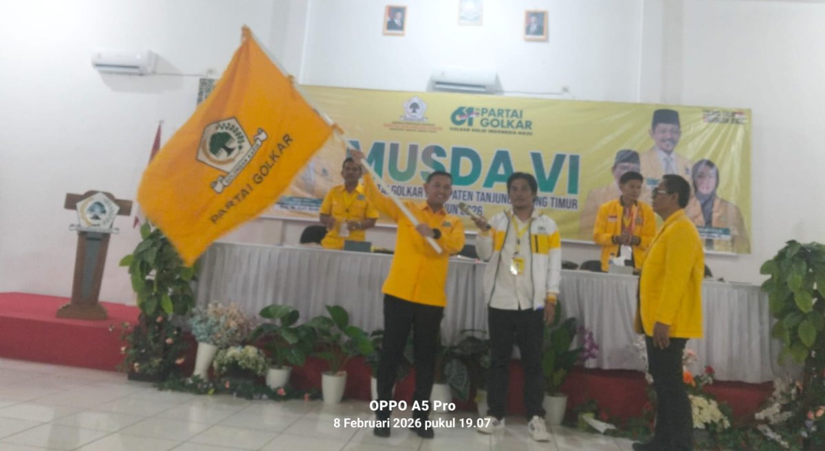 Politik Cerdas Muslimin Tanja Sah Pimpin DPD Golkar Tanjabtim Hasil Musda Delegasikan Persepsi Aklamasi