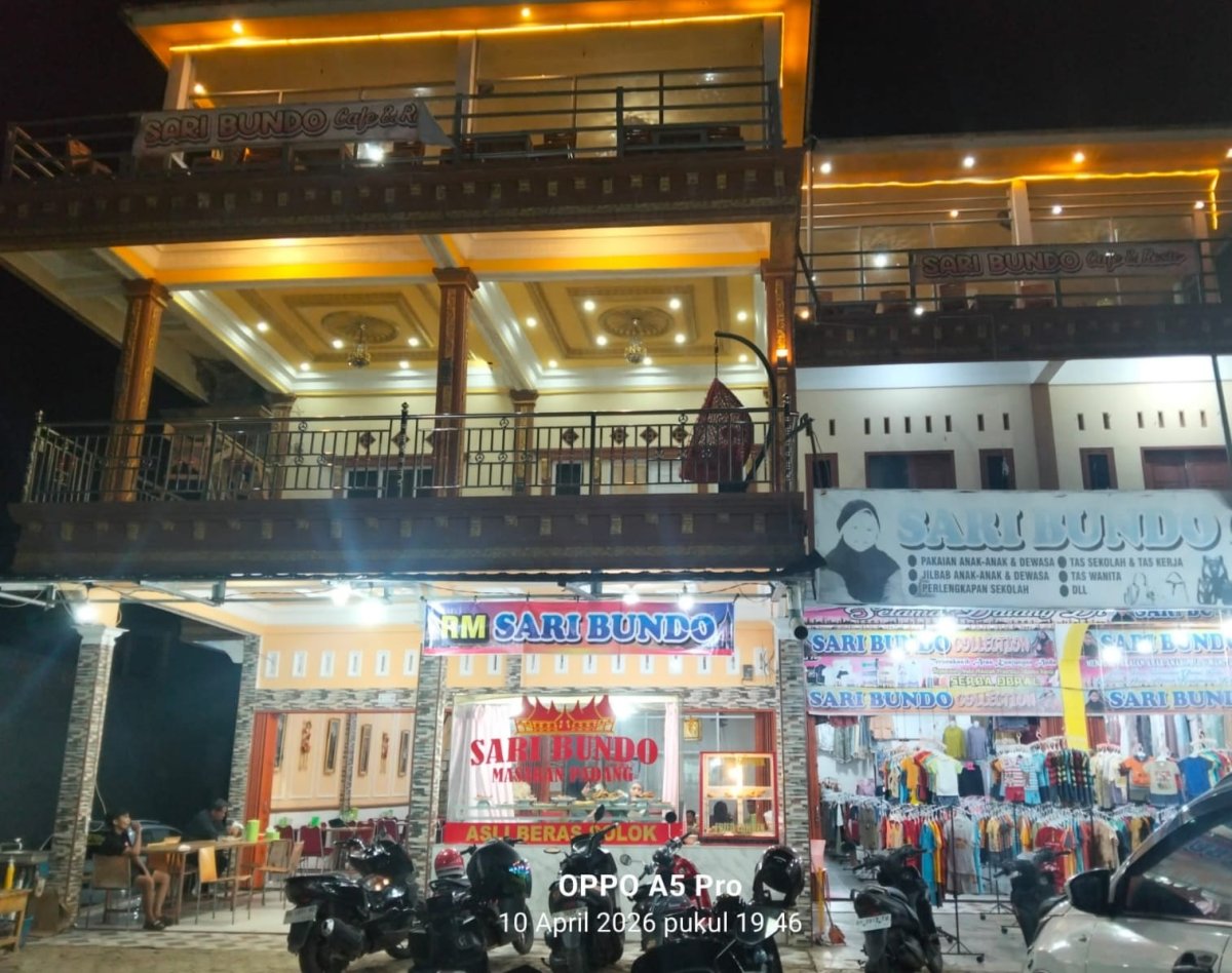 RUMAH MAKAN SARIBUNDO, CITARASA PRIMA-HARGA SAHABAT, AREA STRATEGIS BUKIT BENDERANG-MUARA SABAK  
