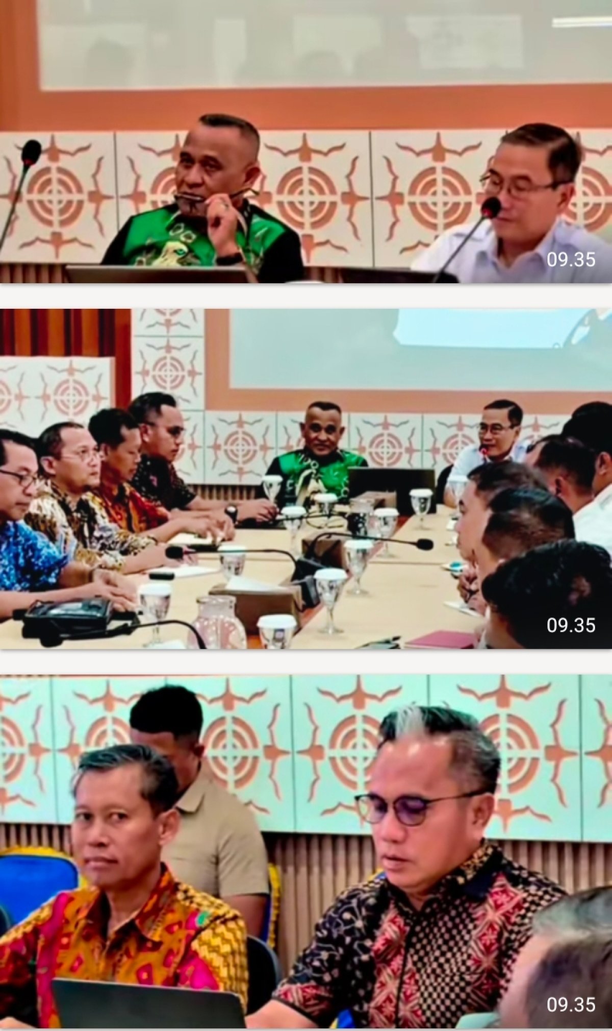 BUPATI IKRAM UMASUGI AUDENSI DENGAN BWS MALUKU TERKAIT PEMBANGUNAN SUMBER DAYA AIR KABUPATEN BURU