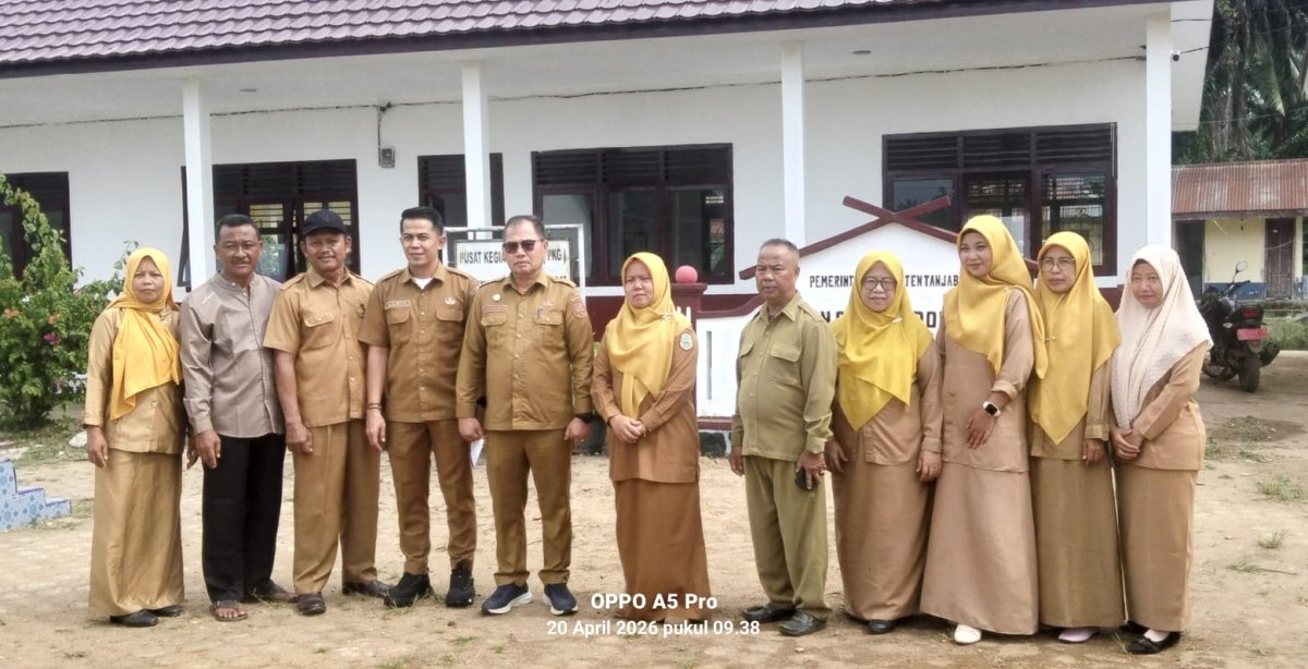 Kadis Pendidikan Monev Kesejumlah Sekolah Pelaksanaan TKA SD Tanjabtim Tahun 2026 Berjalan Lancar, Kondisi Siswa Nyaman & Kondusif