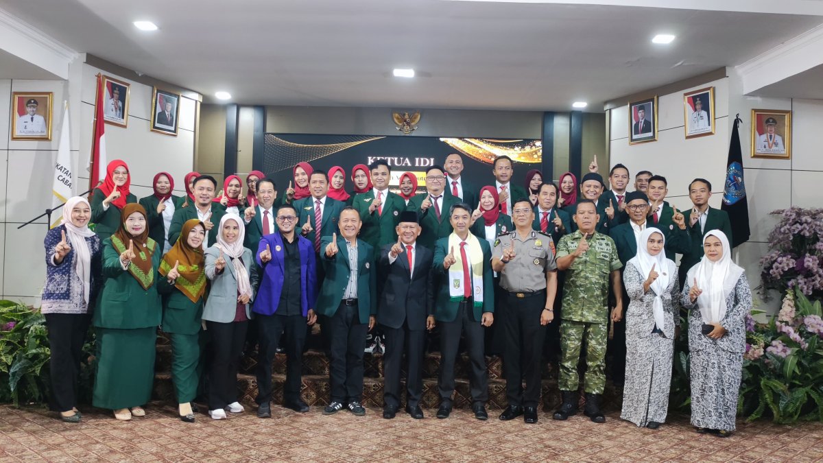 Hadiri Pelantikan Pengurus IDI Merangin, Wabup A. Khafidh Ingatkan Tanggungjawab dan Integritas