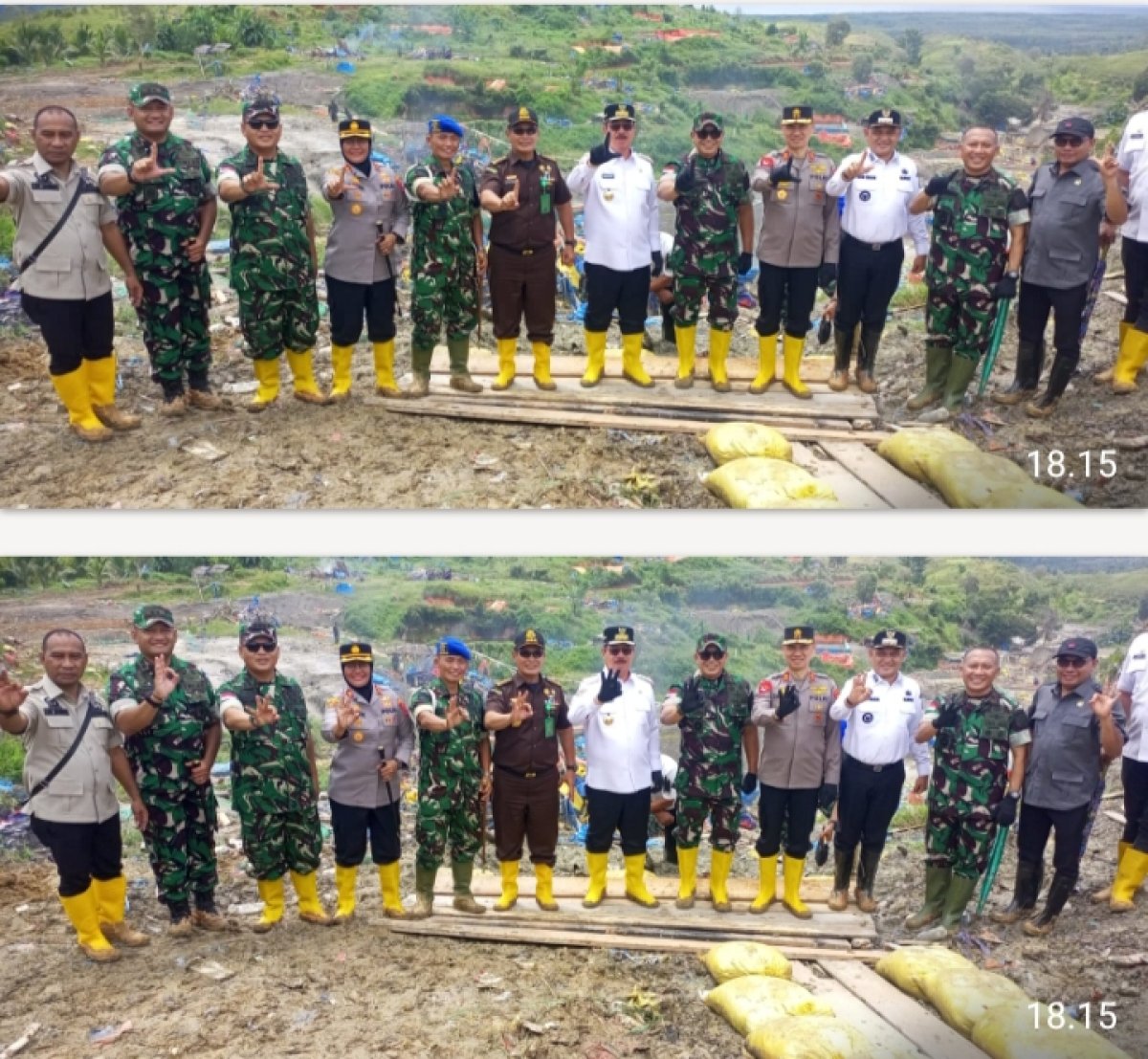 GUBERNUR MALUKU TINJAU TAMBANG GUNUNG BOTAK DI DAMPINGI PANGDAM PATIMURA DAN KAPOLDA