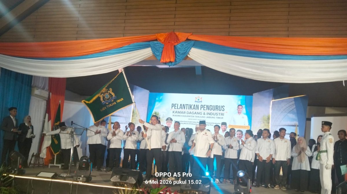 Apif Firmansyah Resmi Pimpin Ketua Kadin Tanjabtim Periode 2026-2031 Siap Gandeng UMKM Naik Kelas