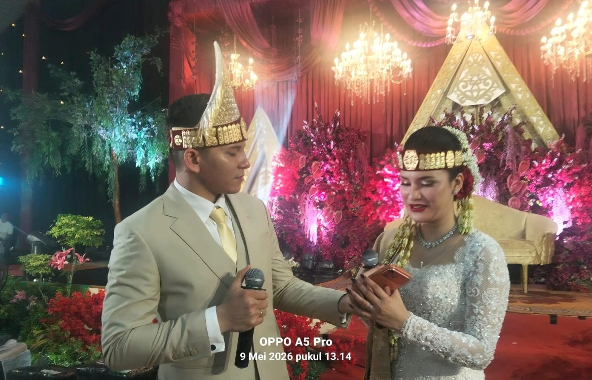 Kisah Asmara Iptu Franto & Gaby Cinta Bertumbuh Dari Rumah Doa Kota Lumpia Semarang