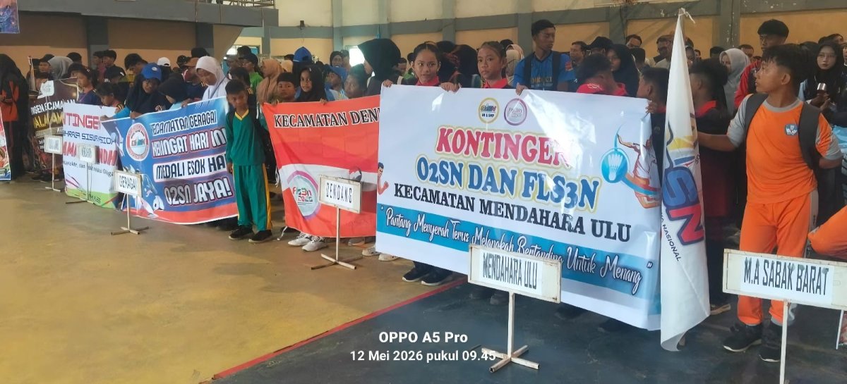 Bupati Dillah Hich Resmi Buka O2SN & FLS3N Tingkat Kabupaten 2026, Gali Bakat Tanamkan Karakter Harumkan Tanjabtim