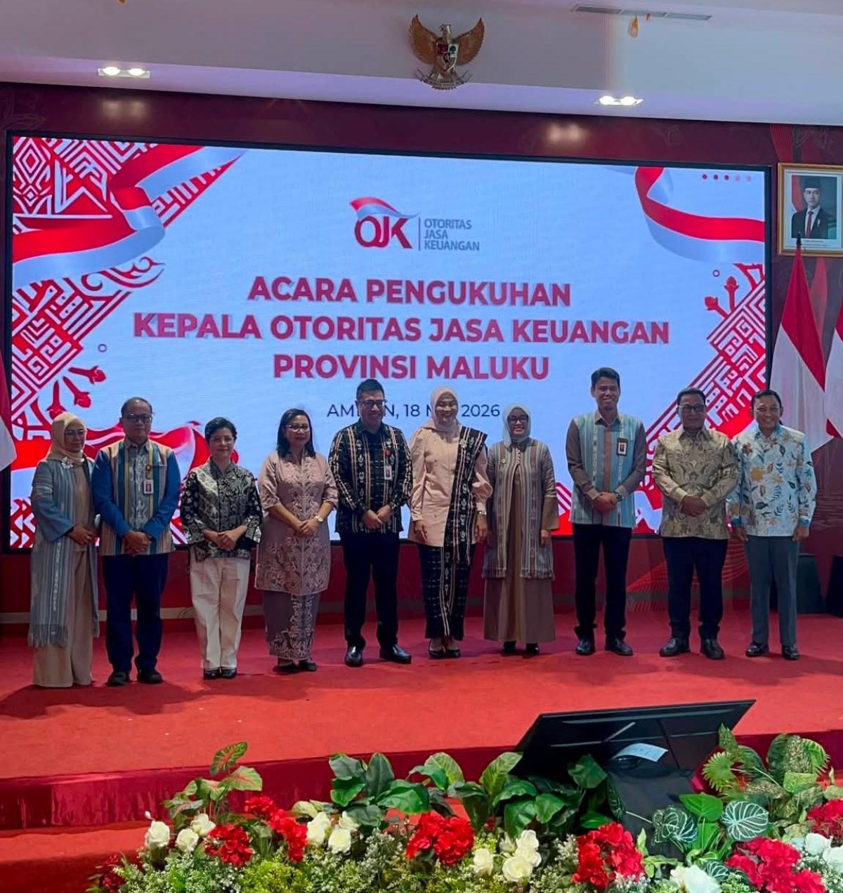 Wakil Bupati Maluku Tengah Hadiri Pengukuhan Kepala OJK Maluku, Dorong Percepatan Literasi Keuangan di Wilayah Kepulauan