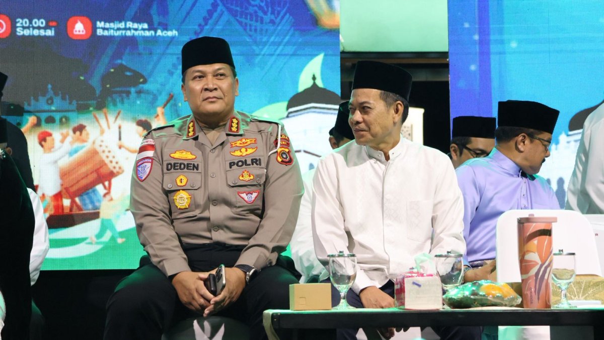 Wakili Kapolda Aceh, Dirlantas Hadiri Gema Takbiran Idul Adha 1447 H di Masjid Raya Baiturrahman