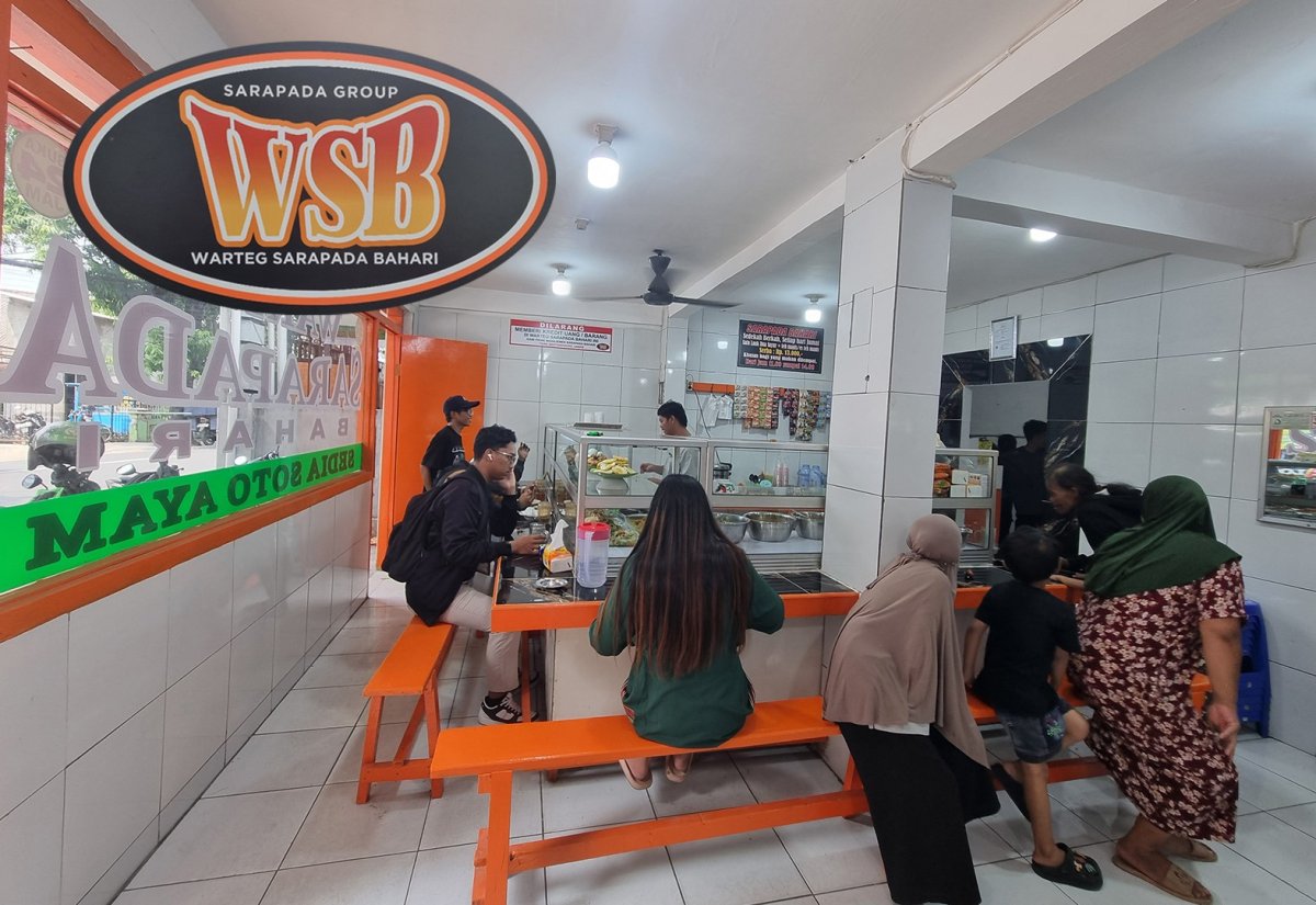 Warteg Sarapada Bahari Dibuka di Ciracas, Sajikan Rasa Rumahan Sekaligus Peluang Bisnis