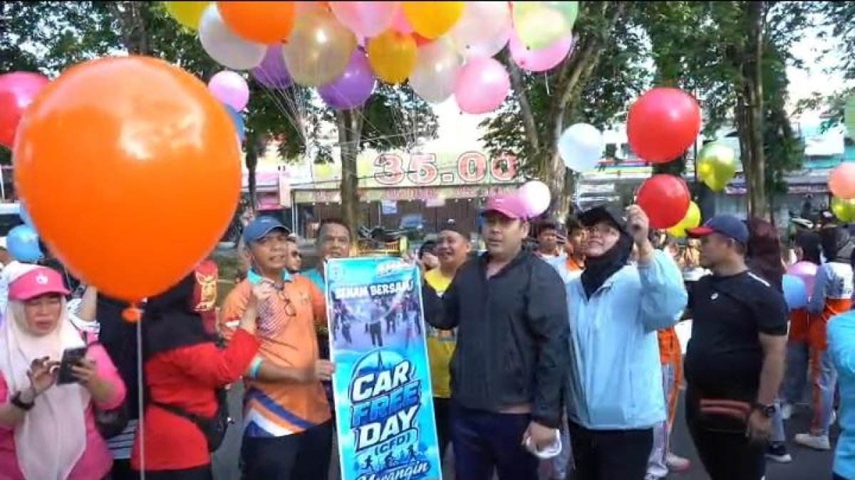 Bupati Merangin H.M. Syukur Resmi Launching Car Free Day, Wujudkan Kota Bangko Sehat dan Ramah Lingkungan