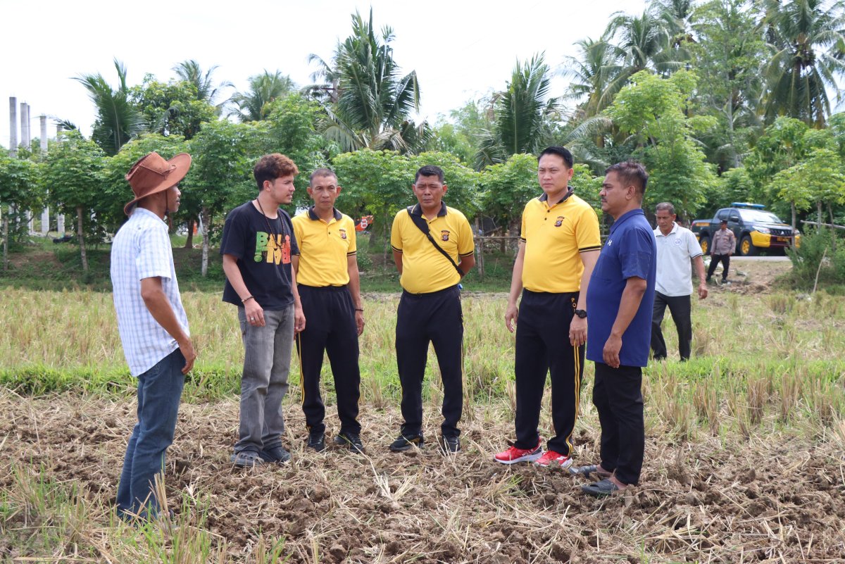 Kapolres Pidie Gelar Jumat Curhat Bersama Petani Jagung, Bahas Ketahanan Pangan
