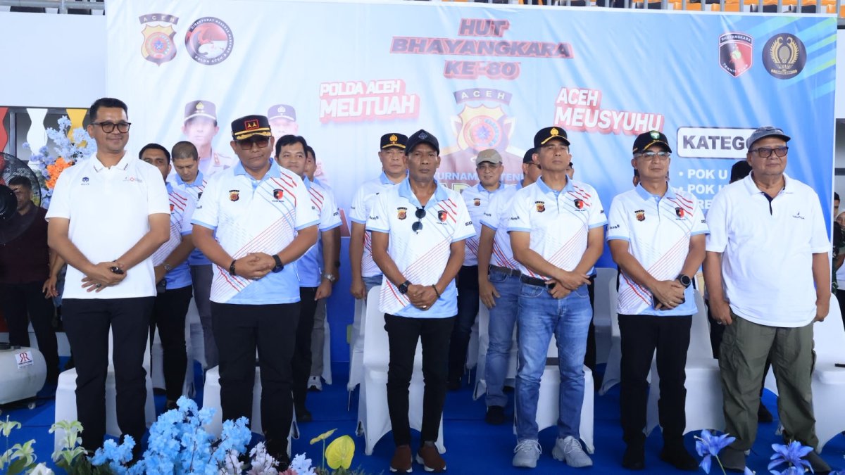 Sambut Hari Bhayangkara ke-80, Polda Aceh Gelar Turnamen Tenis Kapolda Aceh Cup 2026