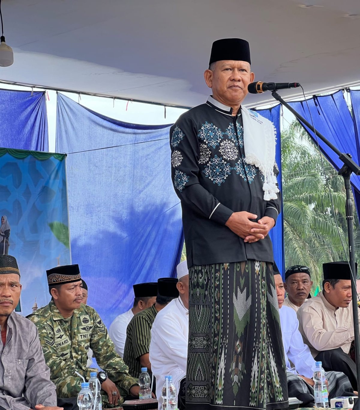 Antusias Jama'ah Luar Biasa: Wabup Abdul Khafid Hadiri Pengajian Ranting NU Muara Delang Tabir Selatan