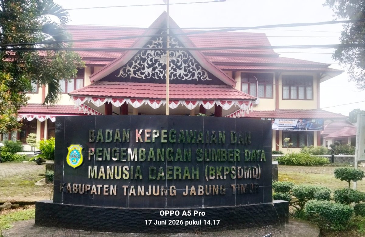 Kepala BKPSDMD Tanjabtim Angga Harisumartha Masa Jabatan Sekda Sapril Berakhir Hingga 2028
