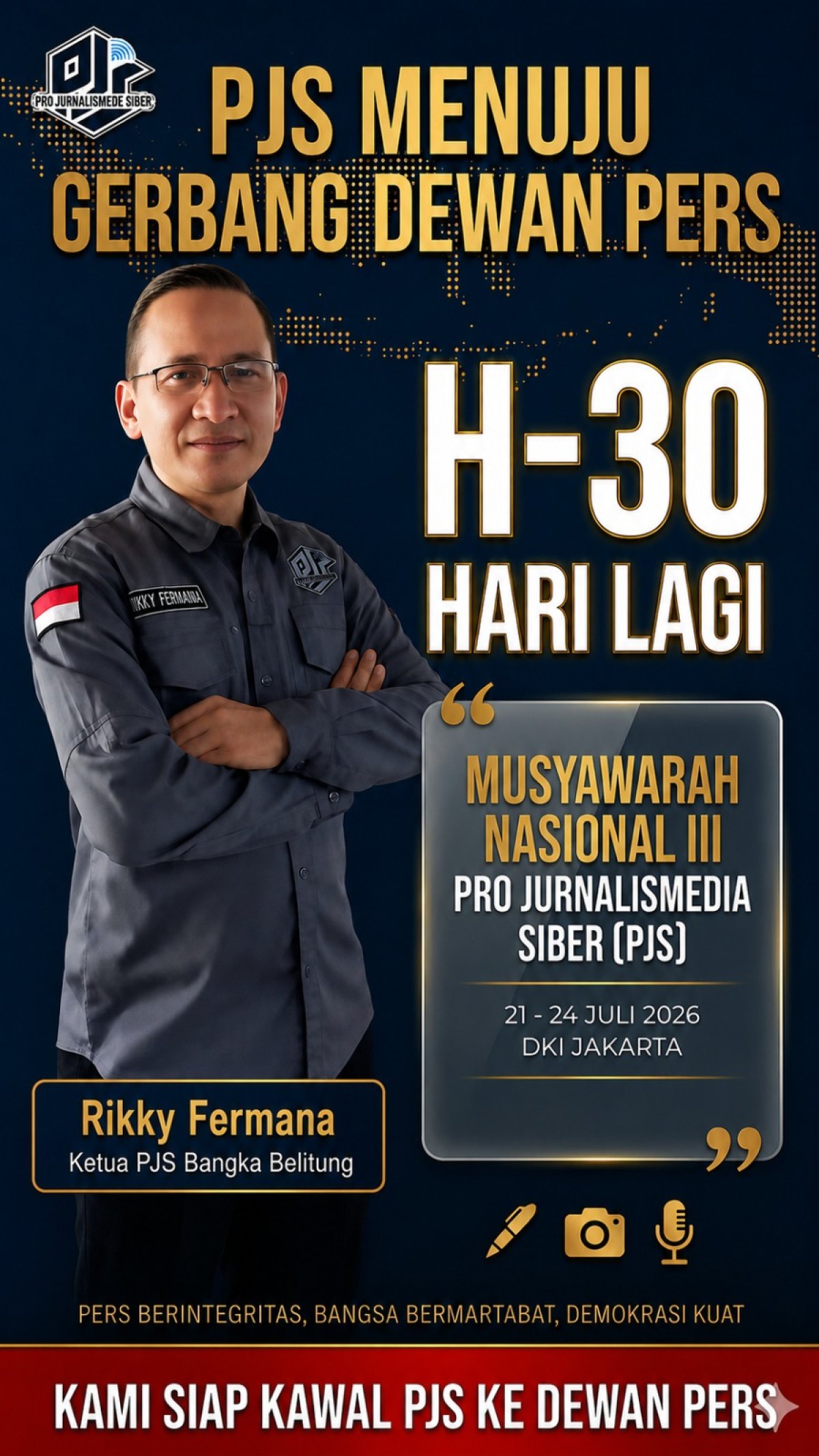 PJS Menuju Gerbang Dewan Pers, Munas III Jadi Momentum Bersejarah Penguatan Organisasi Pers Siber