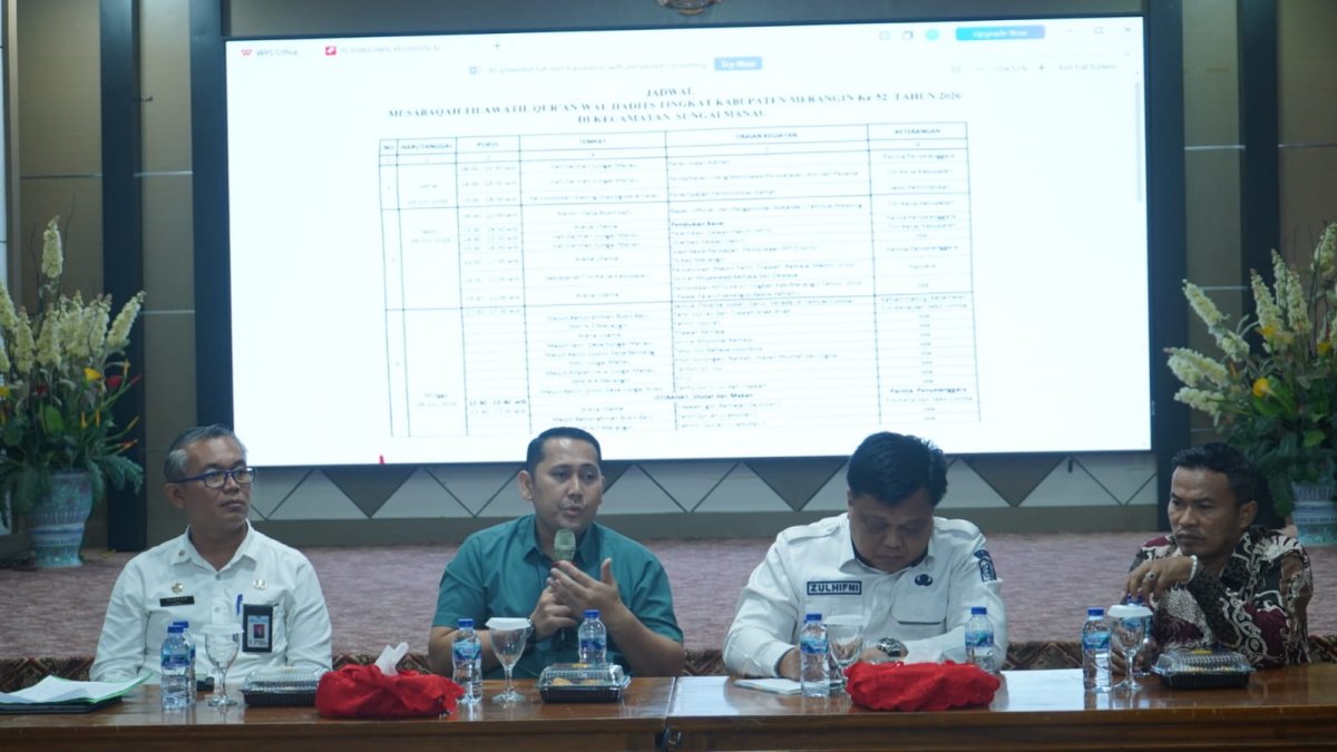 Menjelang Pelaksanaan MTQ, Bupati M. Syukur Minta Camat Serius dan Jangan Asal Pilih Kafilah